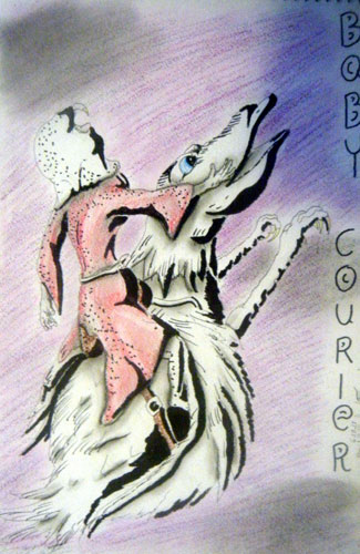 Image showing an art piece called Baby Courier by David Mielcarek on 20130618