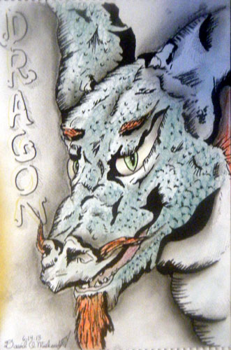 Image showing an art piece called Dragon by David Mielcarek on 20130614