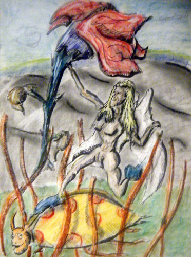 Image showing an art piece called Fairy'sFlower Fun by David Mielcarek on 20131105