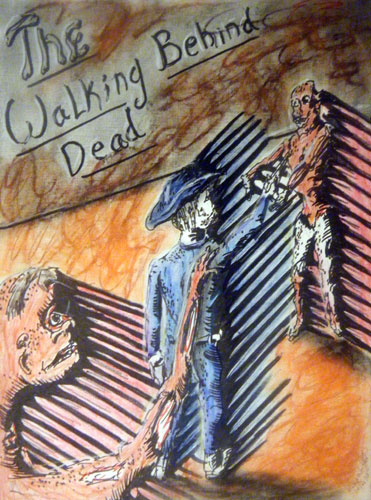 Image showing an art piece called The Walking Behind Dead by David Mielcarek on 20131022