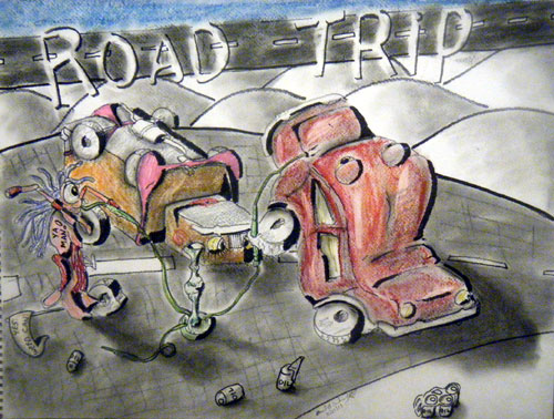 Image showing an art piece called Road Trip by David Mielcarek on 20131121