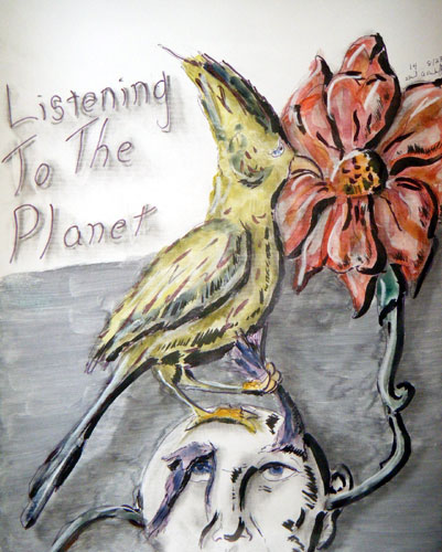 Image showing an art piece called Listening To The Planet by David Mielcarek on 20140827