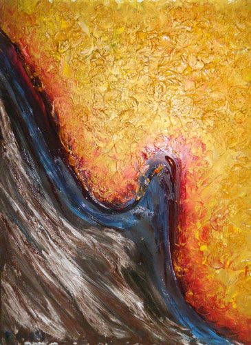 Image showing an art piece called Wave Of Fire by David Mielcarek on 20140922