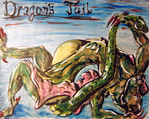 Image showing an art piece called Dragon's Tail by David Mielcarek on 20141003