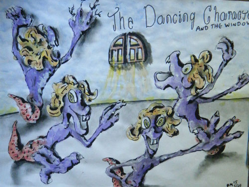 Image showing an art piece called The Dancing Character by David Mielcarek on 20150528