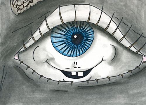 Image showing an art piece called Eye See You by David Mielcarek on 20100204
