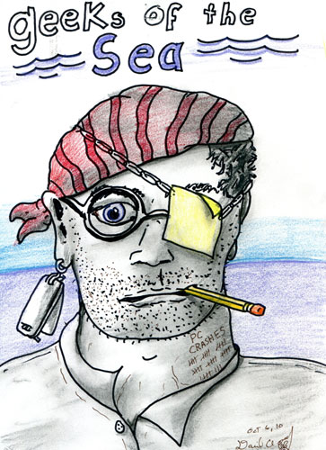 Image showing an art piece called Geeks Of The Sea by David Mielcarek on 20101006